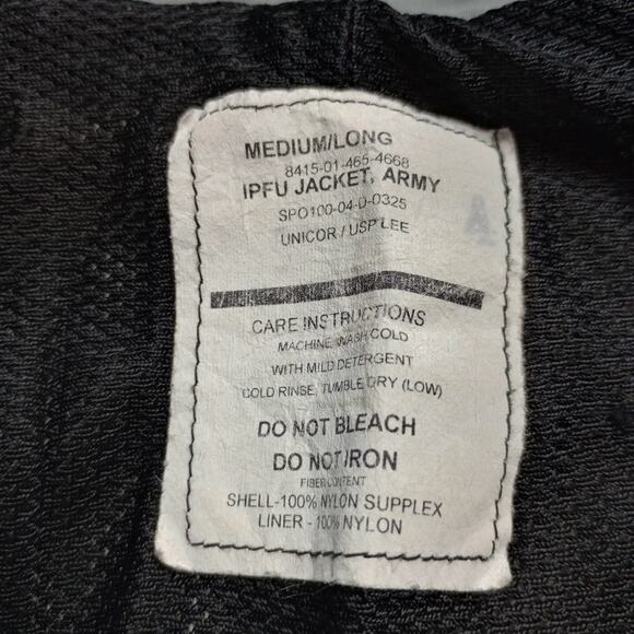 Army PT US Military Physical Training Uniform Jacket Med Long - Picture 5 of 8